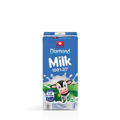 UHT MILK FULL CREAM SLEEVE 200 ML