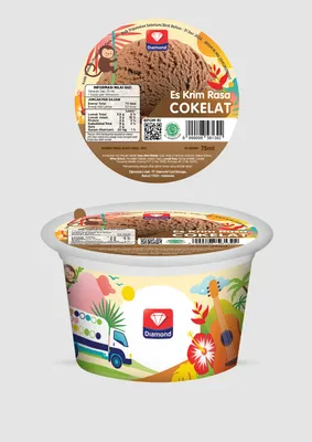 ICE CREAM REG. CUP CHOCOLATE 75 ML
