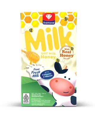 UHT MILK HONEY 125 ML