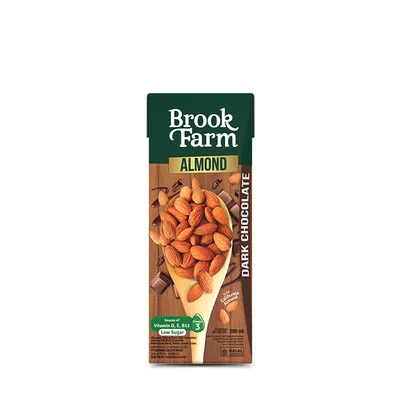 UHT ALMOND DARK CHOCOLATE 200 ML
