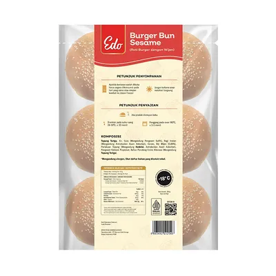 BURGER BUN SESAME 300 GR