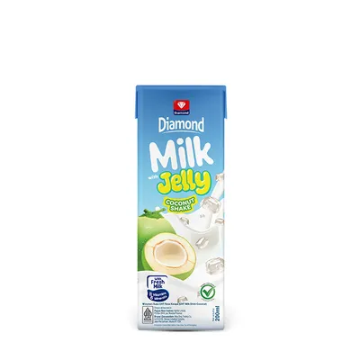 UHT MILK JELLY COCONUT SLEEVE-12 200ML