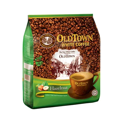 WHITE COFFEE 3IN1 HAZELNUT 15X40 GR