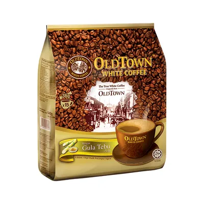WHITE COFFEE 3IN1 NAT CANE SUGAR 15X36 G
