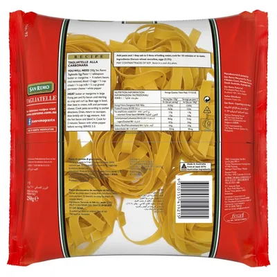 PASTA TAGLIATELLE EGG NOODLE #92 250 GR