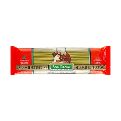 PASTA FETTUCINE SPINACH #13 500 GR