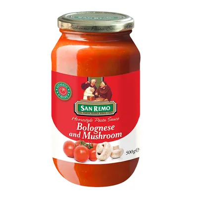 PASTA SAUCE BOLOGNESE&MUSHROOM #697 500G