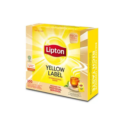 TEA BAG YELLOW LABEL TB ENV 100X2 GR