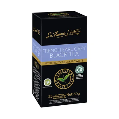 TEA BAG STL FRENCH EARL GREY 25X2 GR