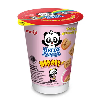HELLO PANDA DIP DIP STRAW 20 GR