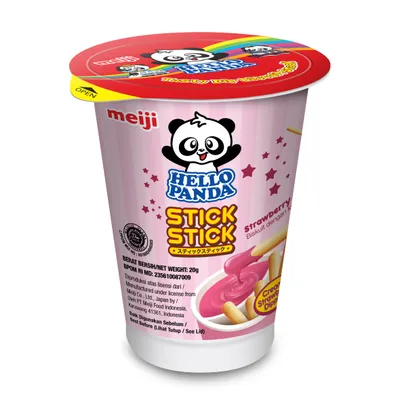HELLO PANDA STICK STRAW 20 GR
