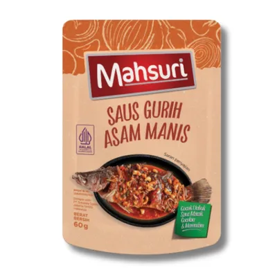 MAHSURI SAUS GURIH ASAM MANIS 60 GR