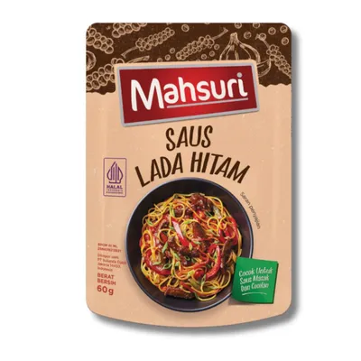 MAHSURI SAUS LADA HITAM 60 GR