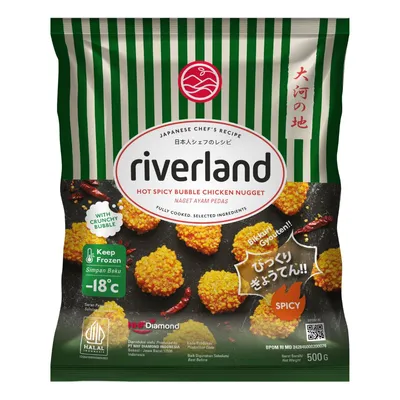 HOT SPICY BUBBLE CHICKEN NUGGET 500 GR
