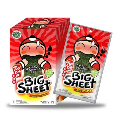 CRISPY SEAWEED BIG SHEET SPICY 3.2 GR