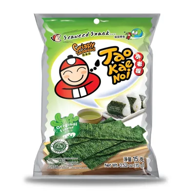 CRISPY SEAWEED ORIGINAL FLAVOR 15 GR