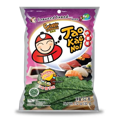 CRISPY SEAWEED JAPANESE SAUCE FLAVOR 32G